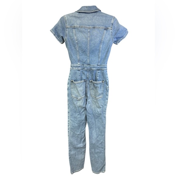Good American Utility Denim Jumpsuit - Picture 10 of 11